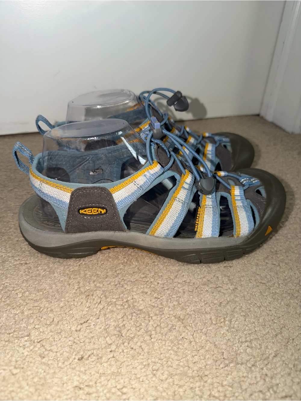 KEEN Women’s Size 10 Blue Gray Closed Toe Water Hiking Sport Sandals